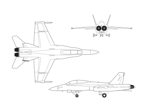 F/A-18 SRA Illustration.