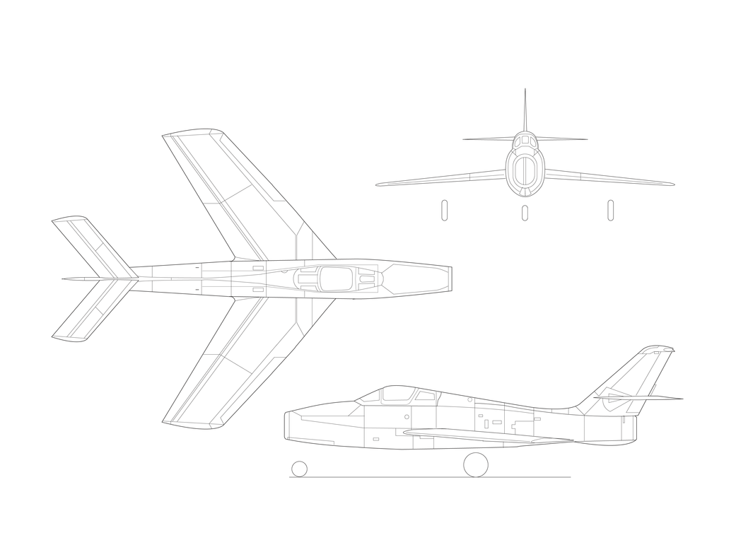 F-84F Illustration