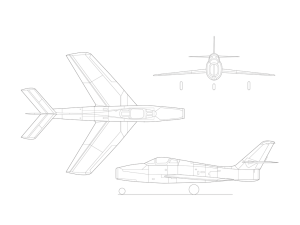 F-84F Illustration