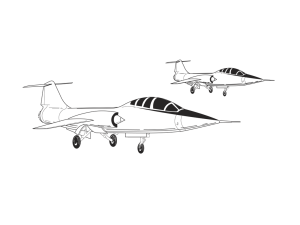 F-104 Starfighter Illustration