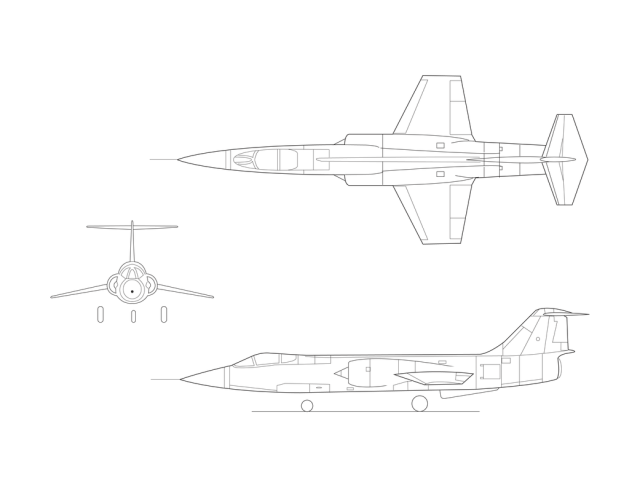 F-104 Starfighter Illustration