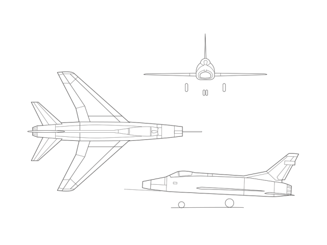 F-100 Illustration