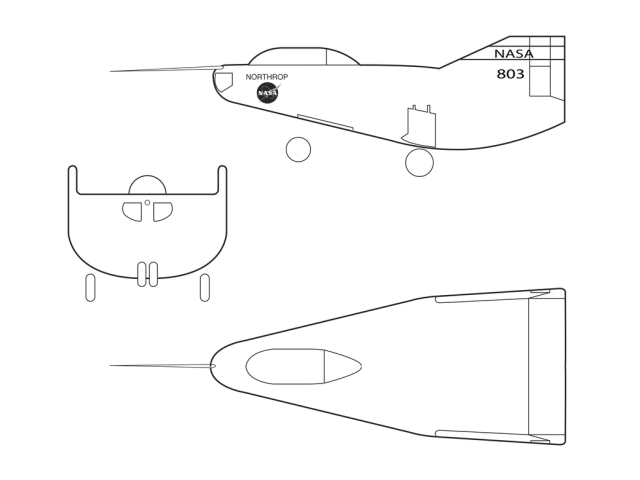 M2-F2 Lifting Body Illustration