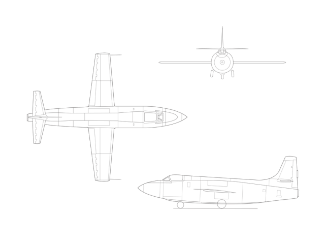 X-1B Illustration