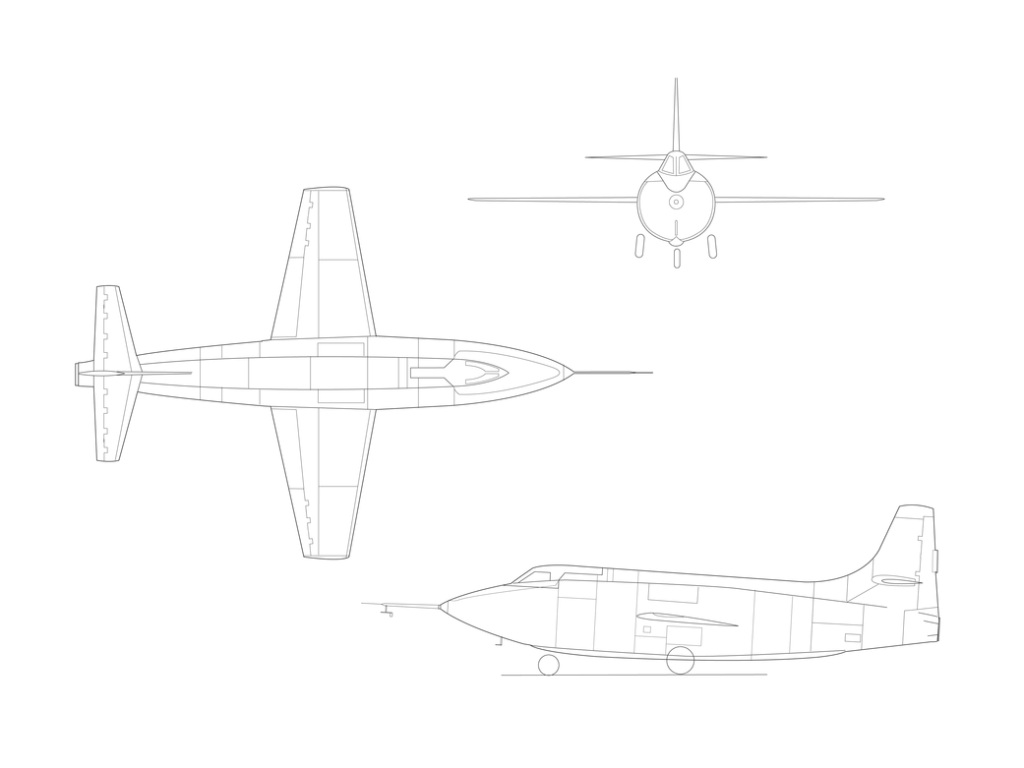 X-1E Illustration