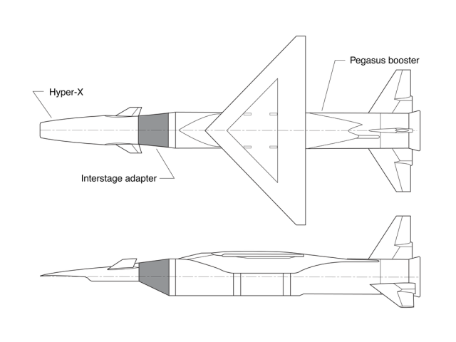 X-43A Illustration