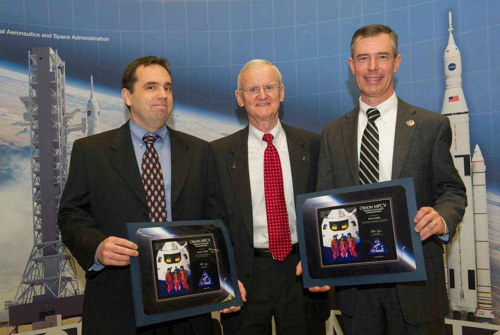 Tennessee Tech Alum Brent Gaddes, Patrick Hull Awarded for Work on Flight Hardware for Orion’s First Flight Test