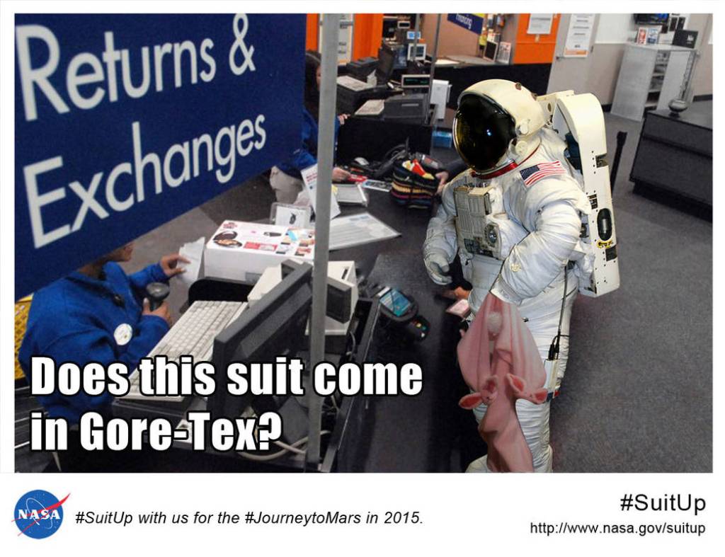 #SuitUp with NASA for the #JourneytoMars