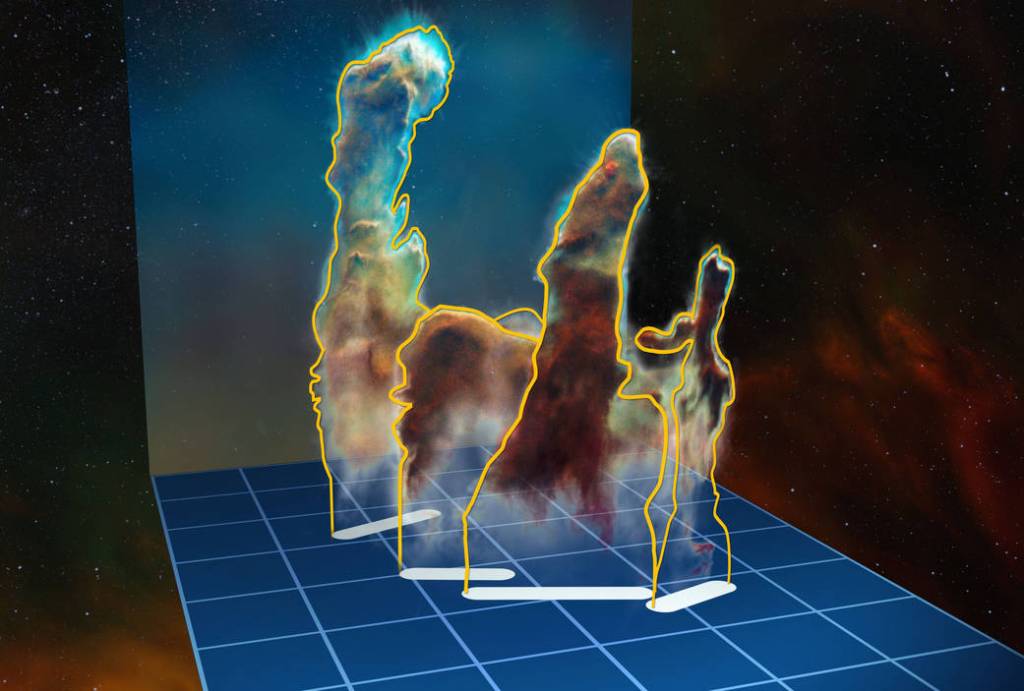Pillars of Creation Revealed in 3-D