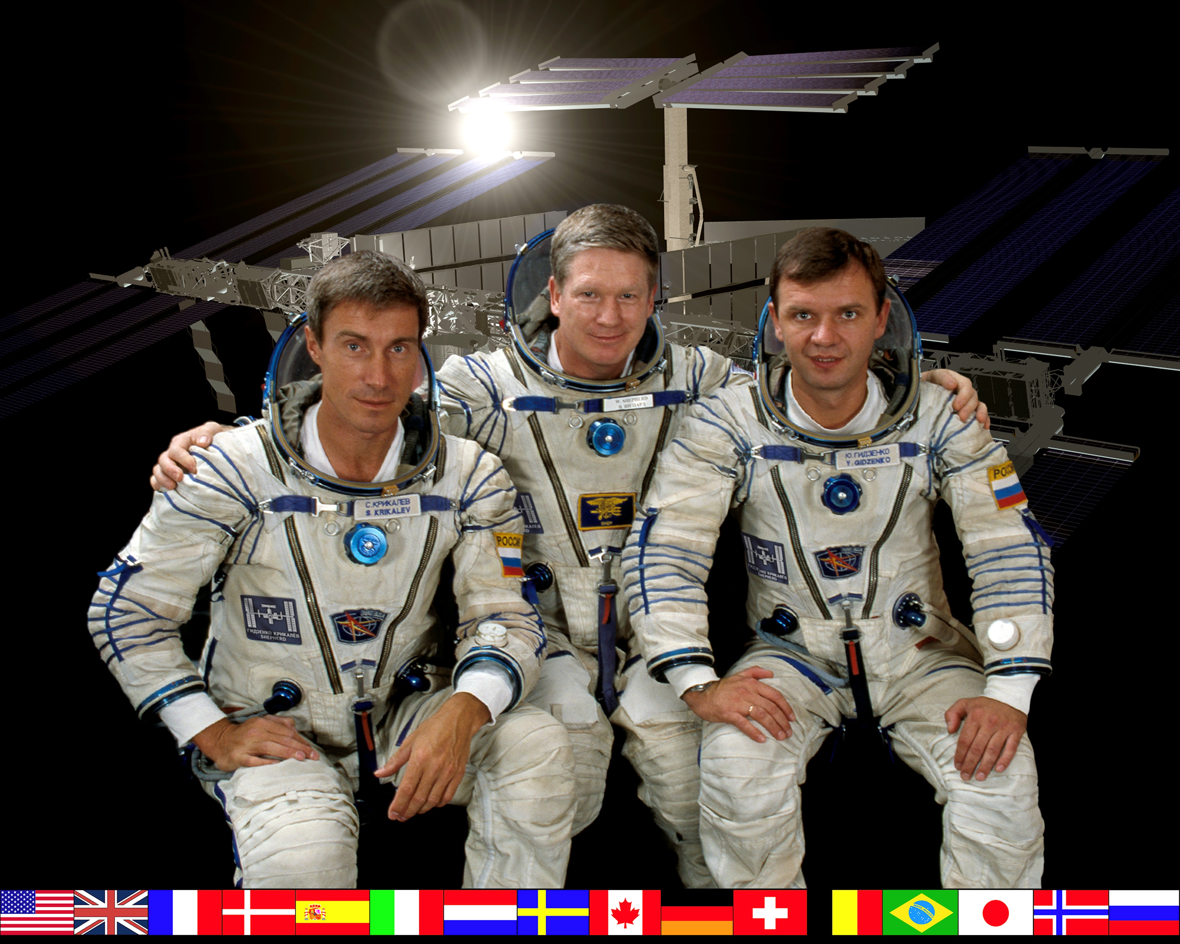 Expedition 1 Official Crew Portrait