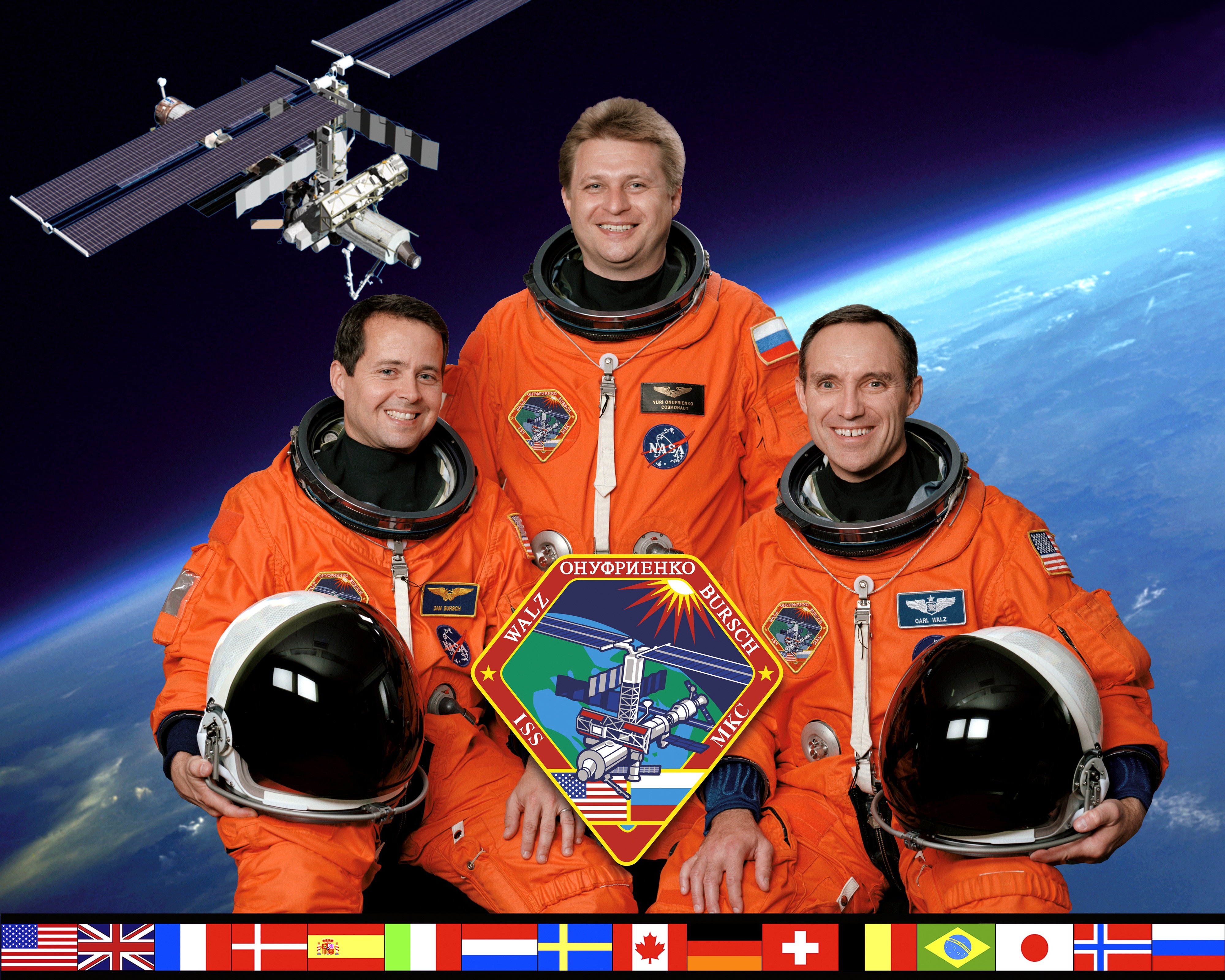 Expedition 4 Official Crew Portrait
