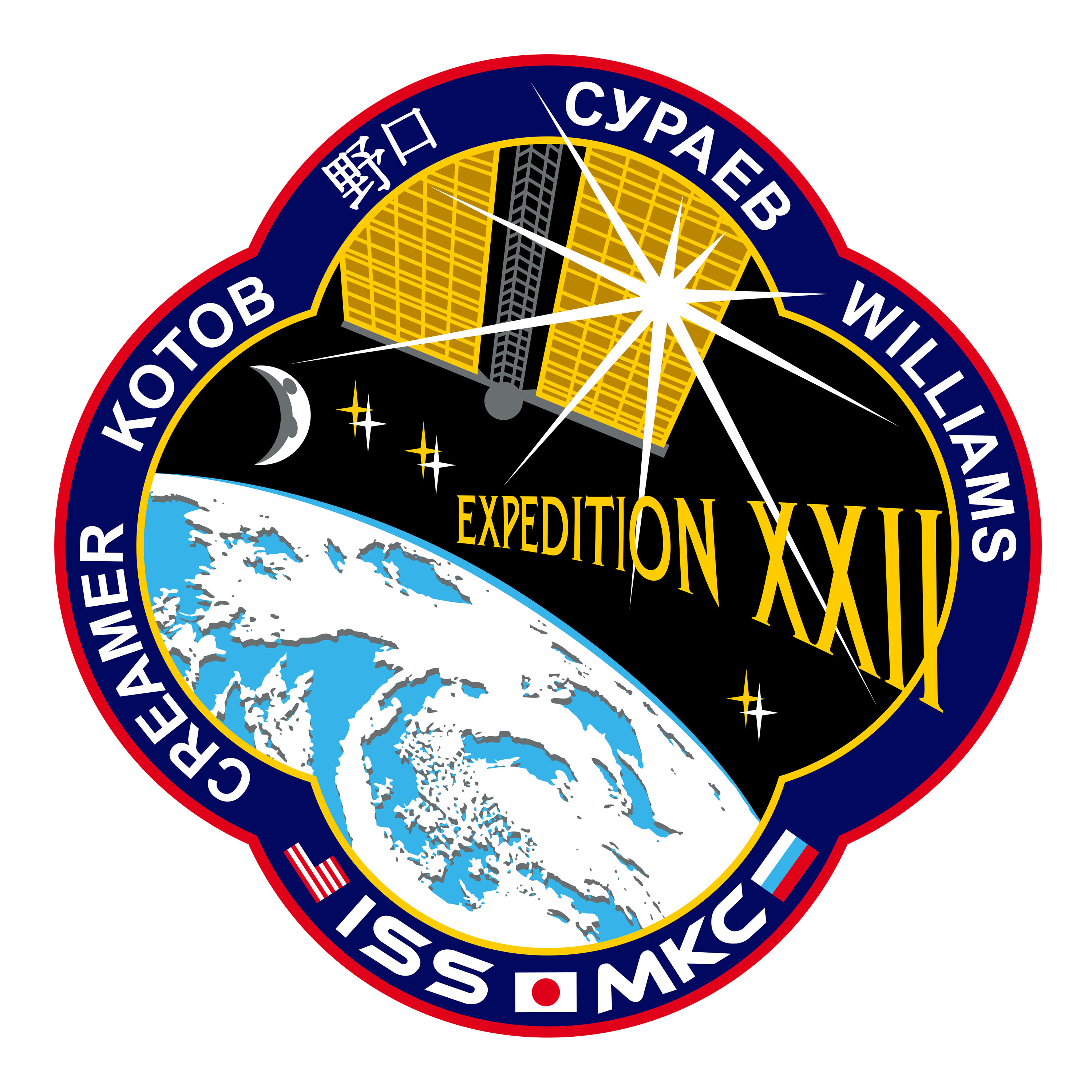 Expedition 22 Official Crew Insignia