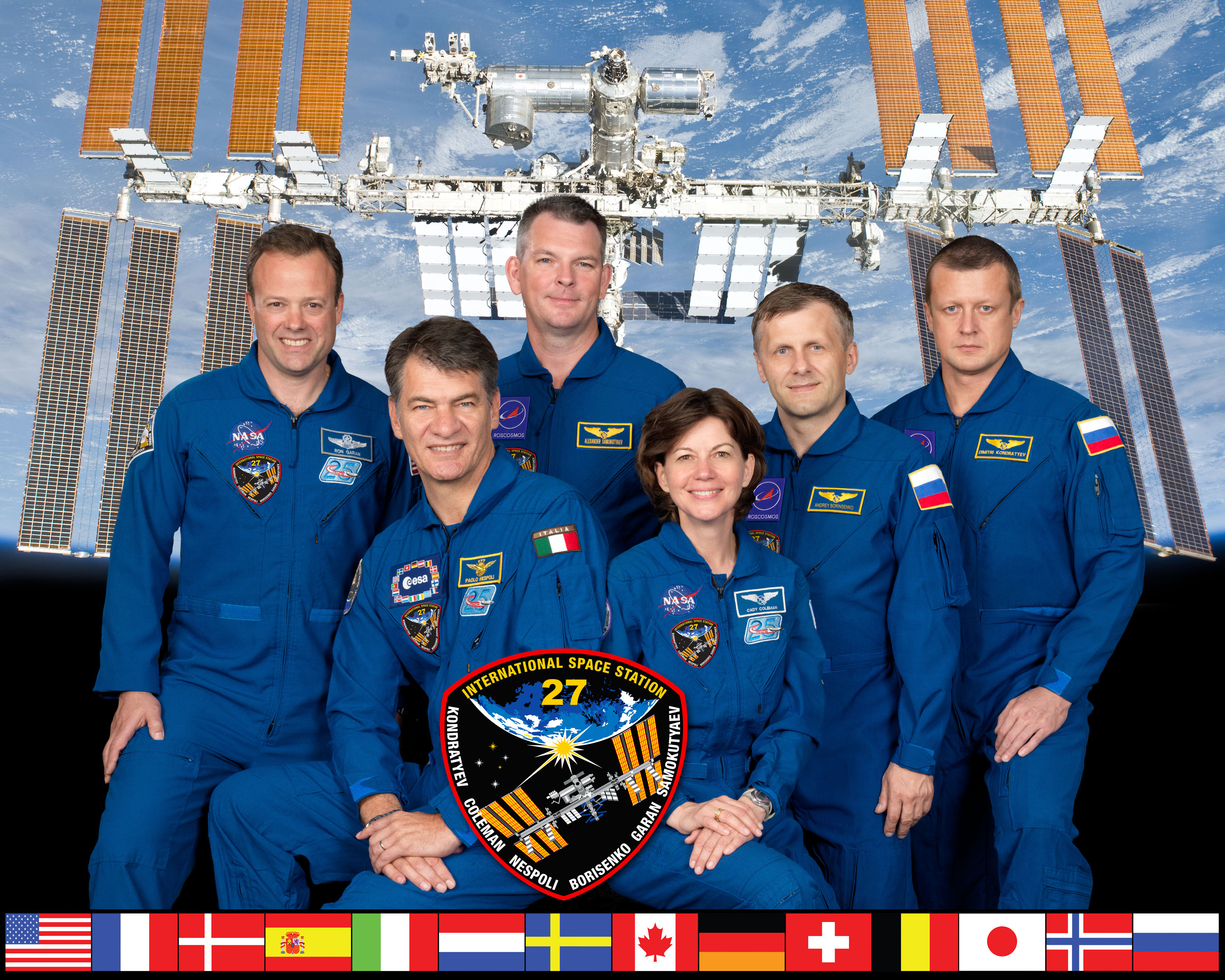 Expedition 27 Official Crew Portrait