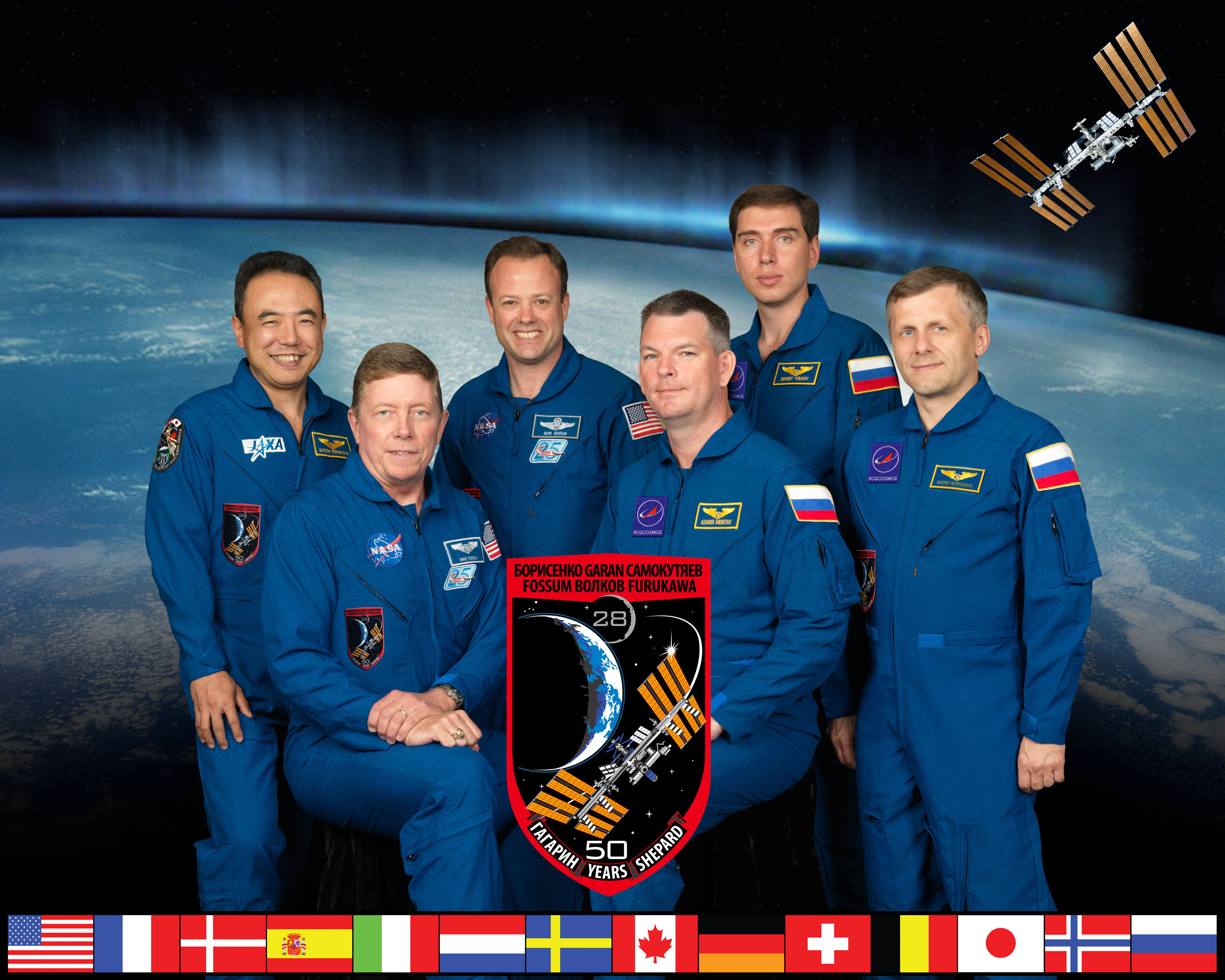 Expedition 28 Official Crew Portrait