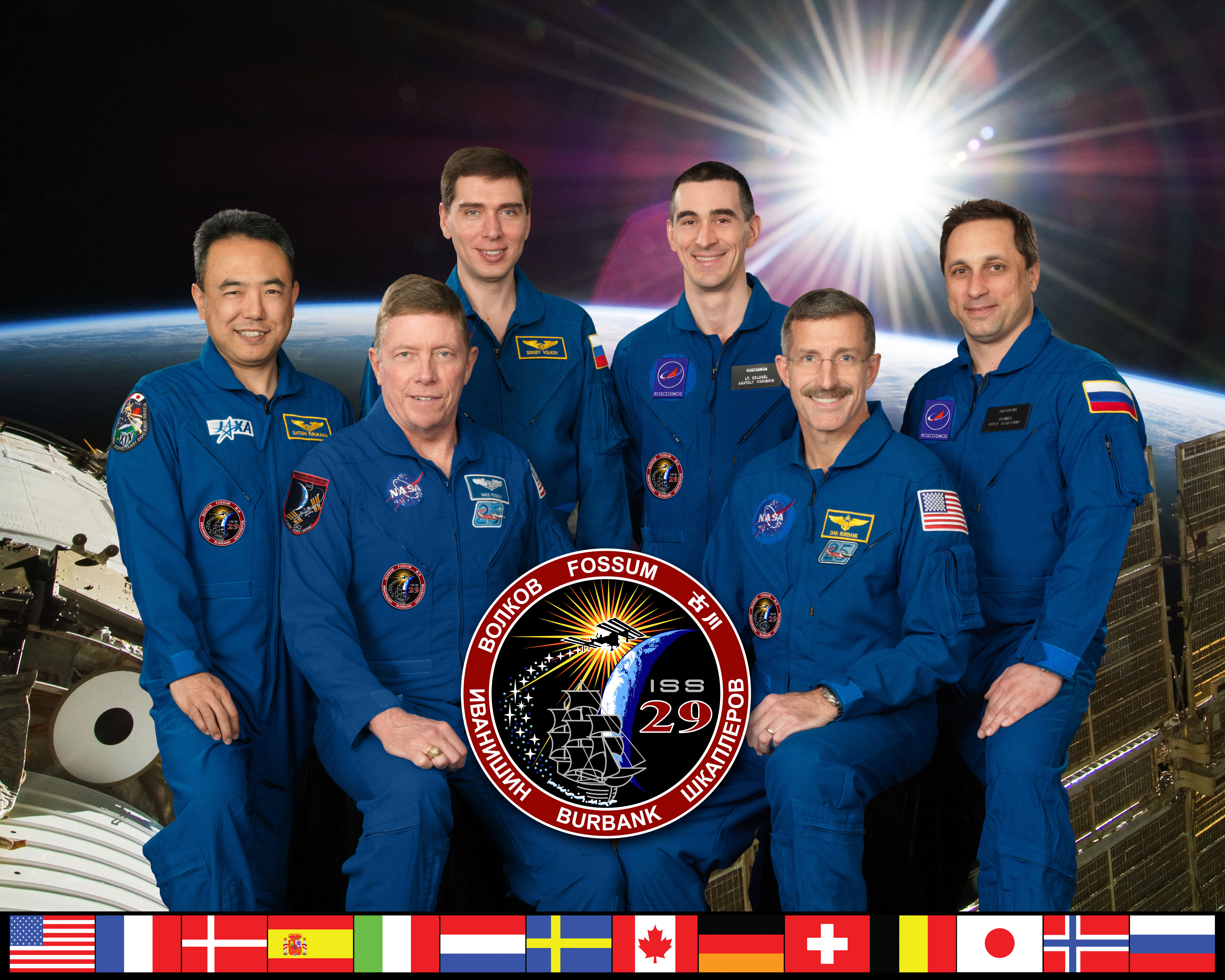 Expedition 29 Official Crew Portrait