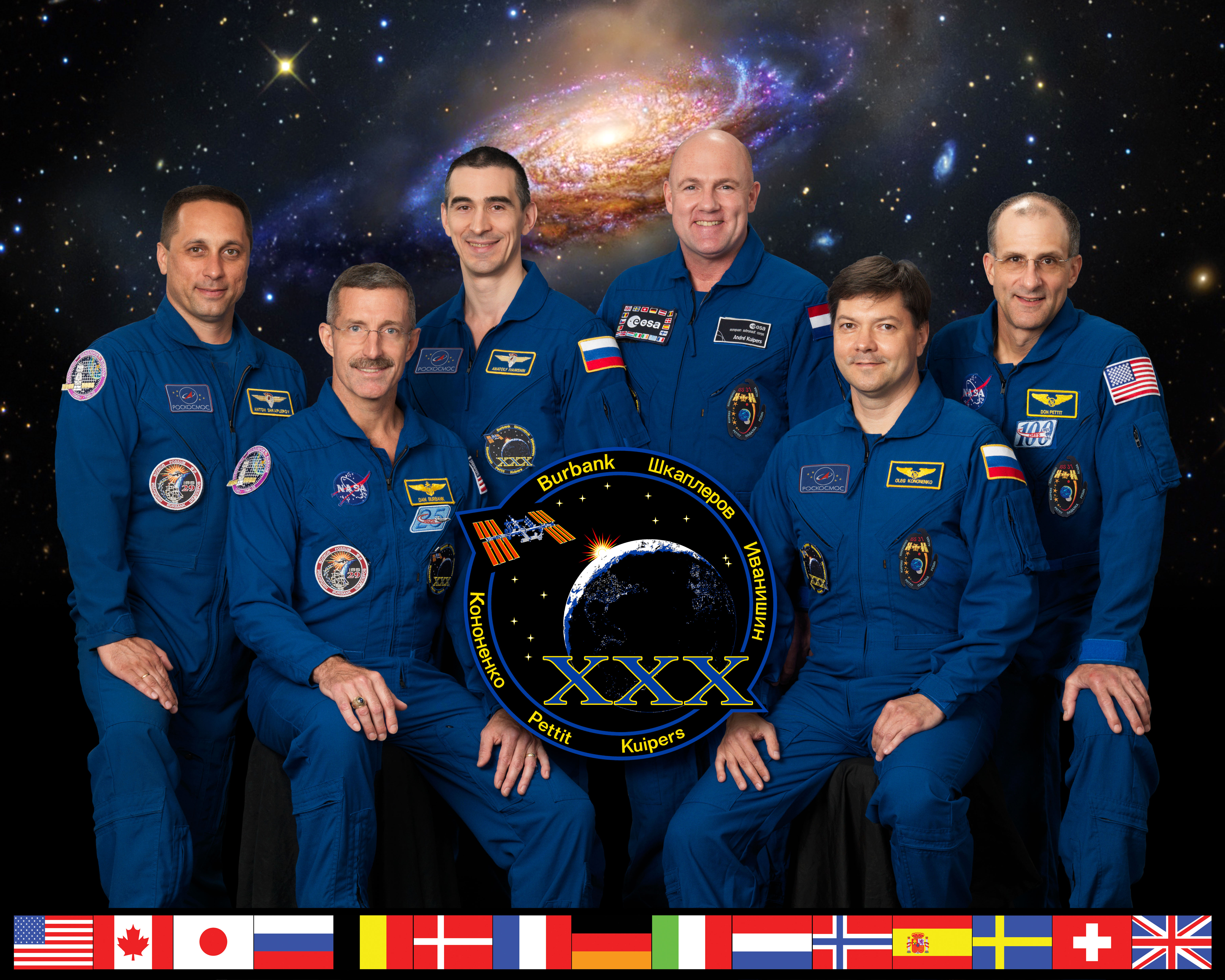 Expedition 30 Official Crew Portrait