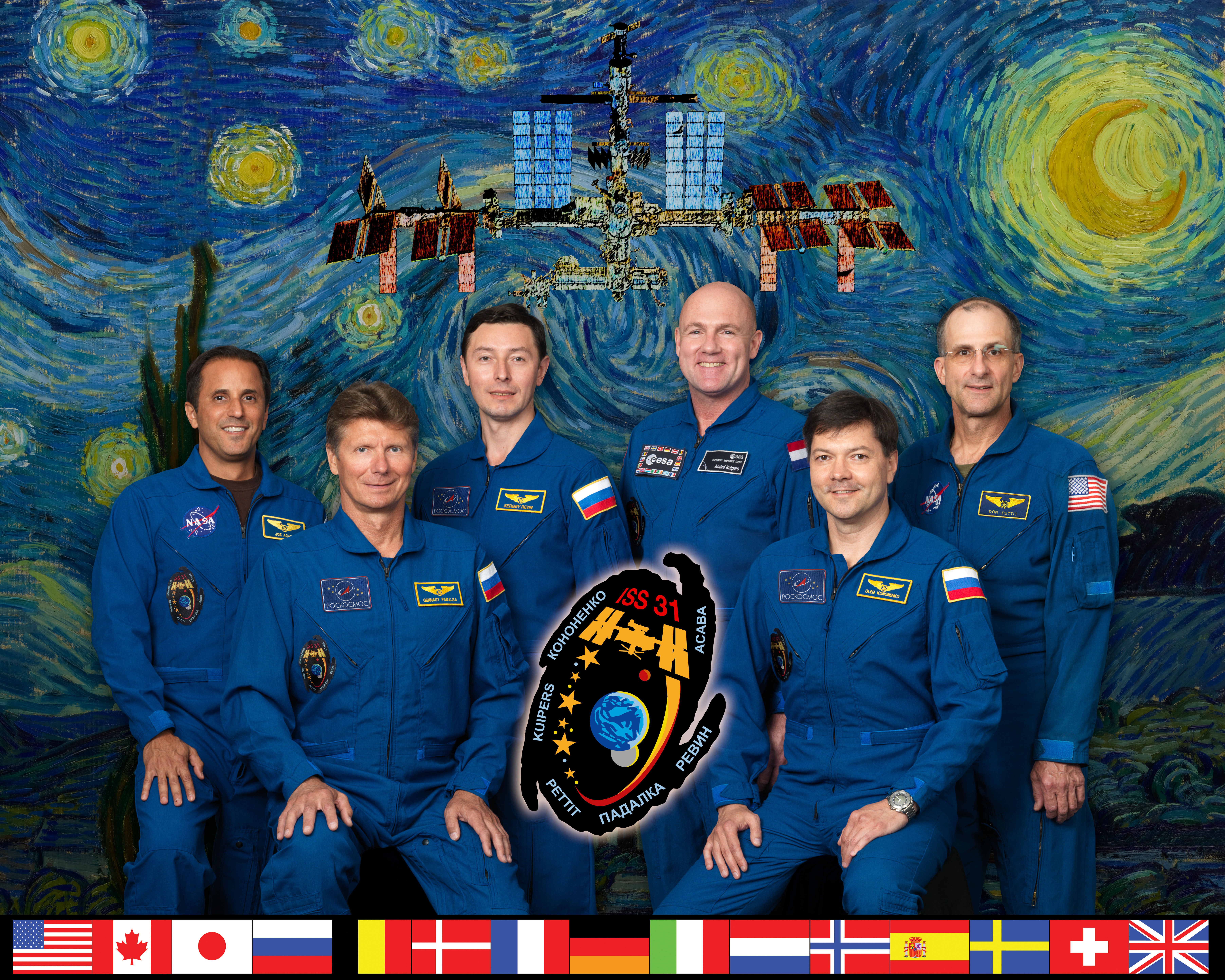 Expedition 31 Official Crew Portrait