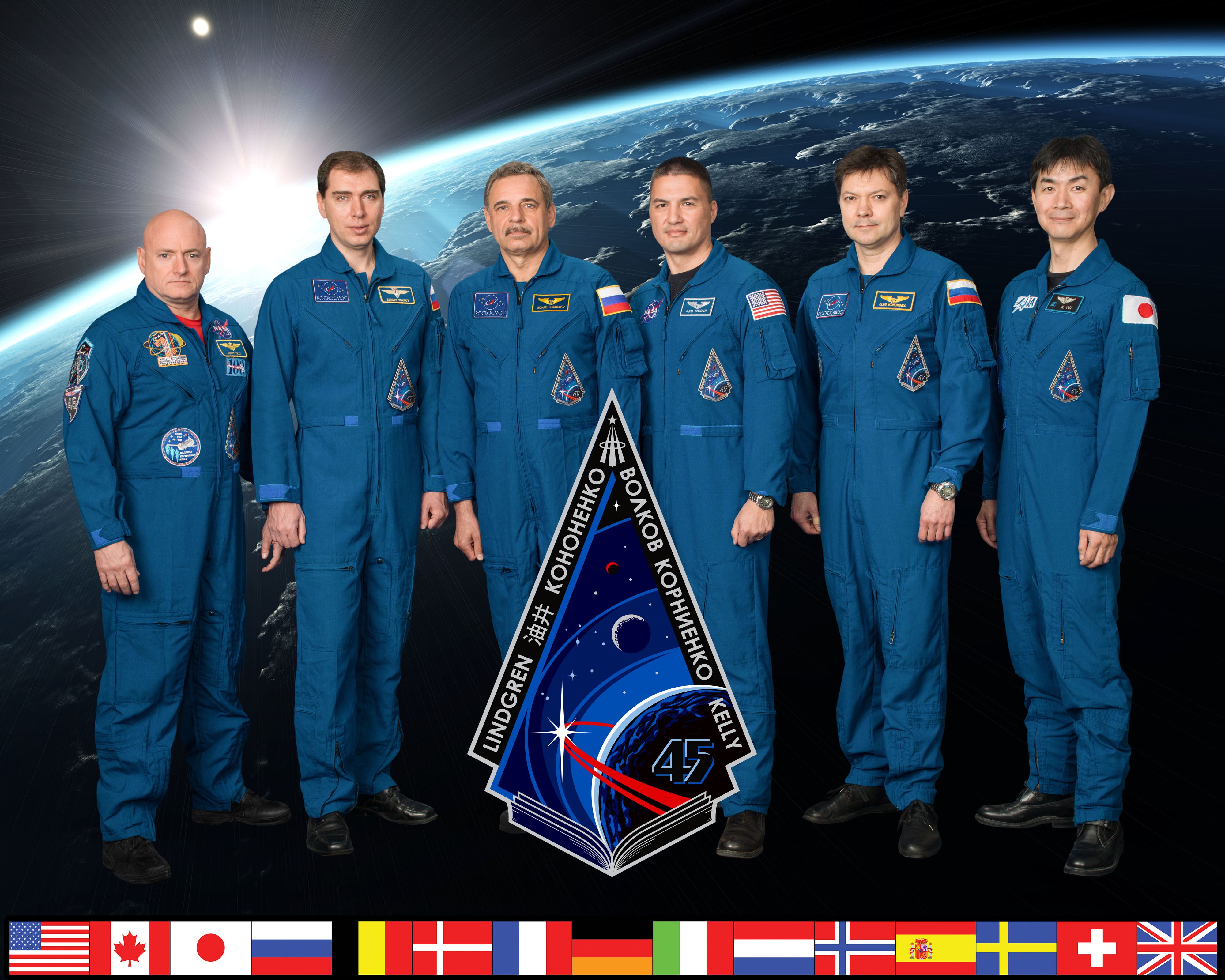 Expedition 45 Official Crew Portrait