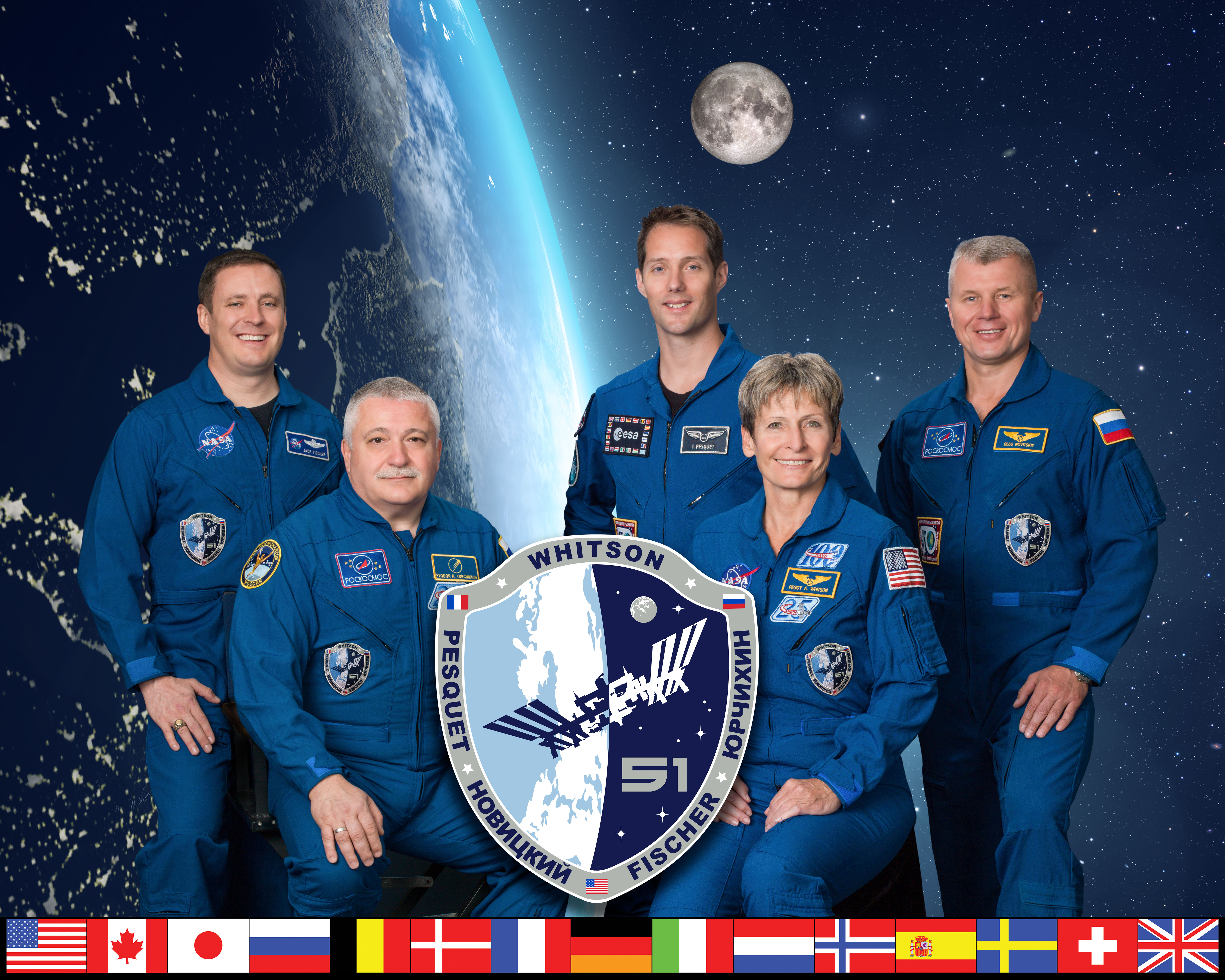 Expedition 51 Official Crew Portrait