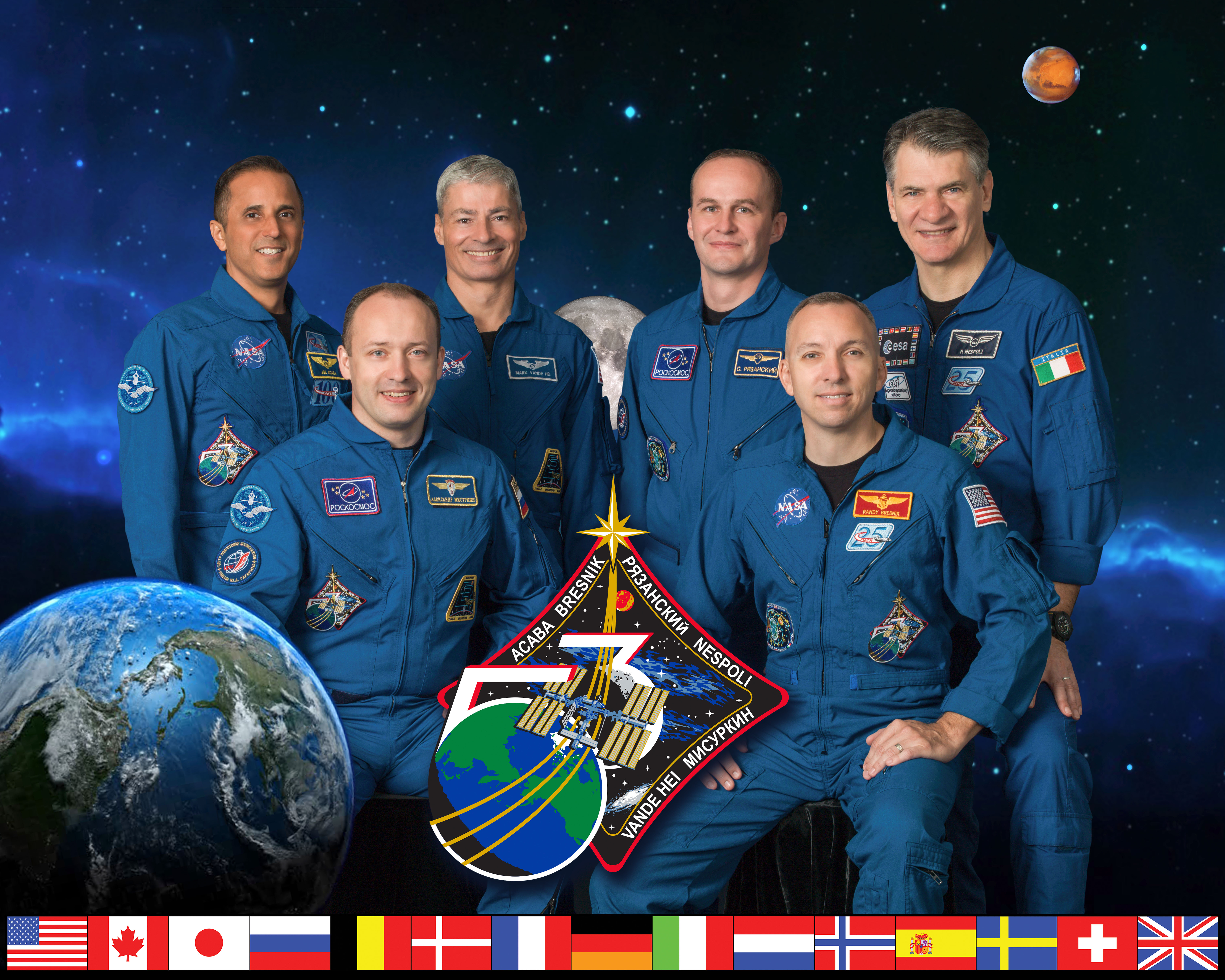 Expedition 53 Official Crew Portrait