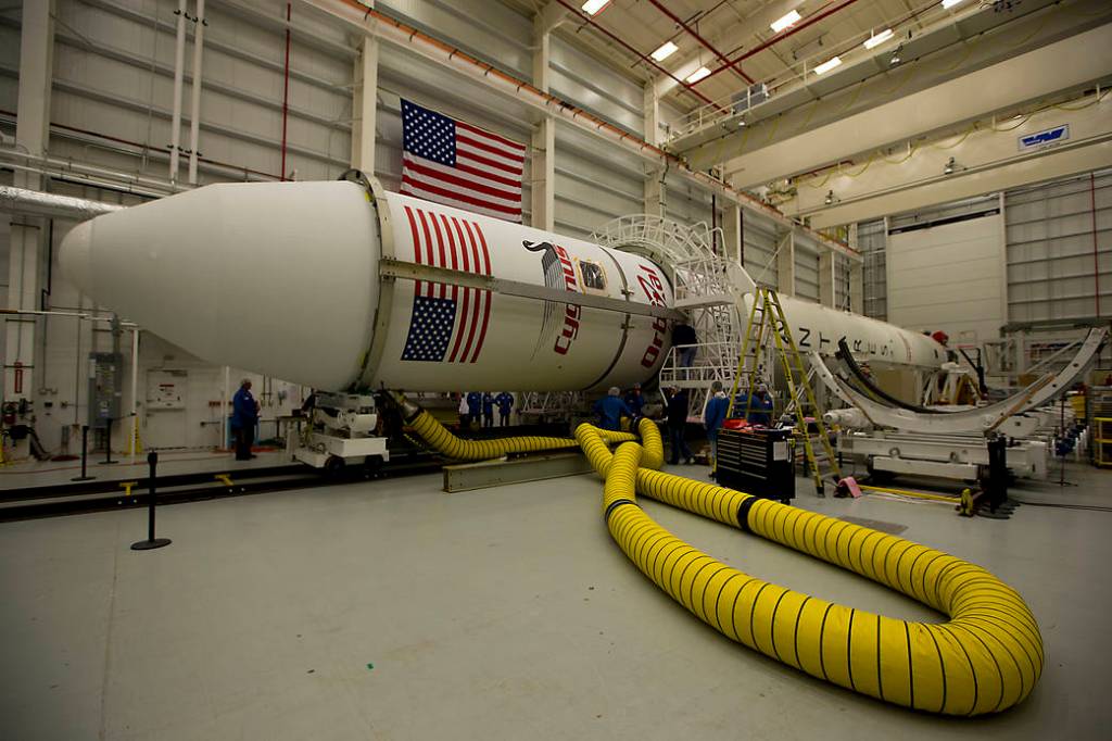 Orb-3 Fairing Installed