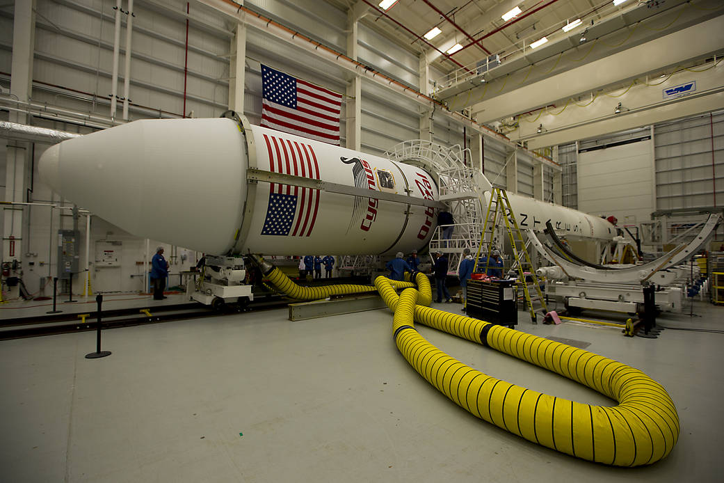 CRS-3 fairing installed