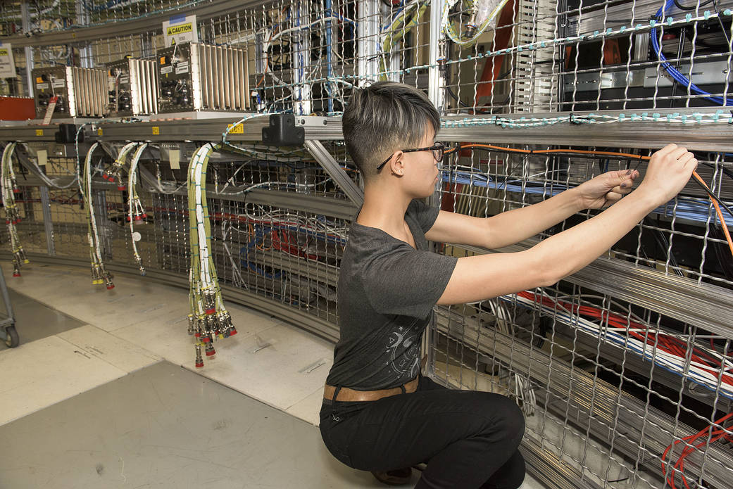 Ratana Meekham, a Qualis Corp. engineering technician at NASA's Marshall Space Flight Center in Huntsville, Alabama