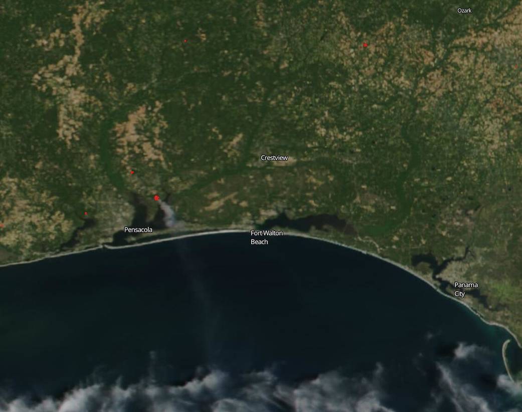 Fires in Florida Panhandle
