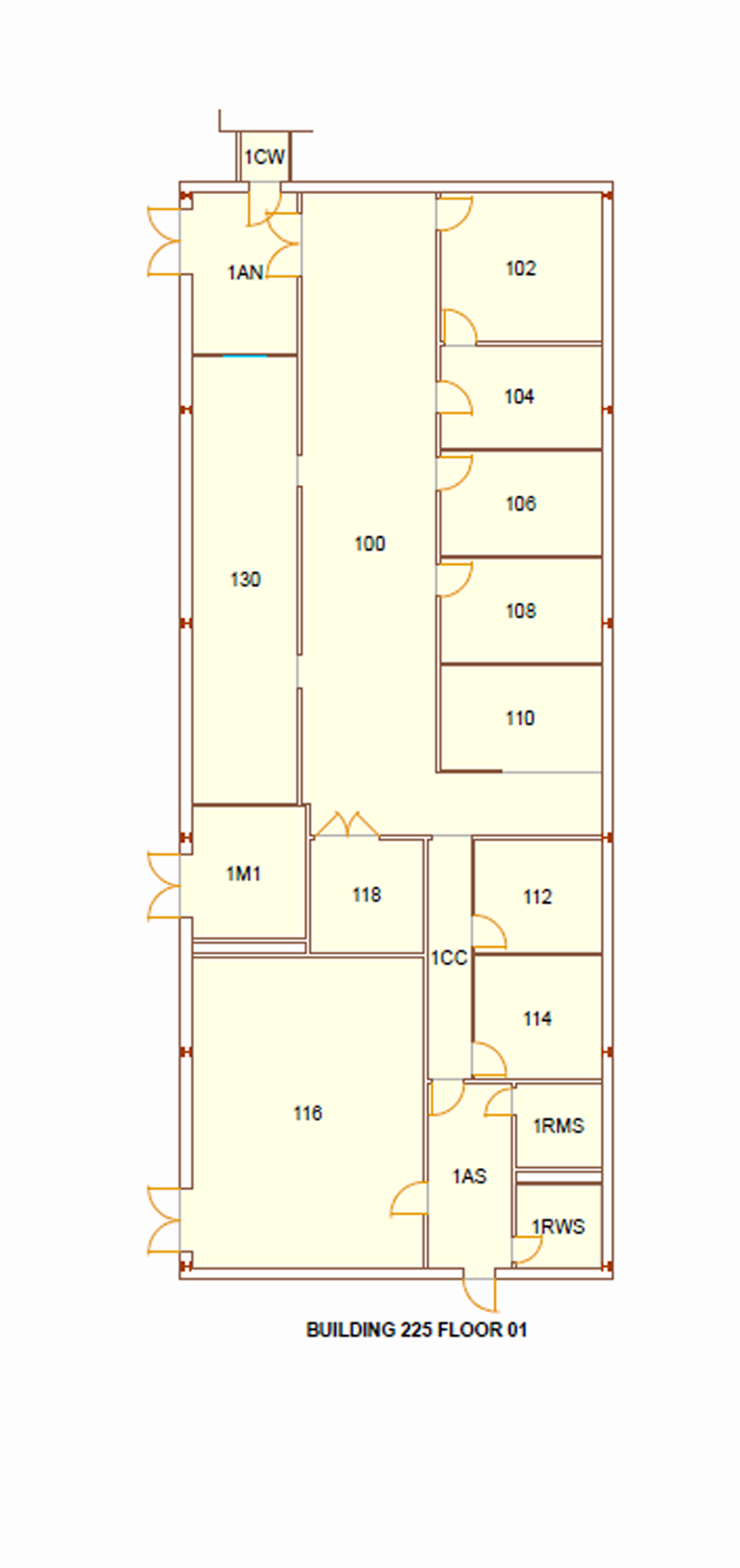 Building 225 Floor Plan