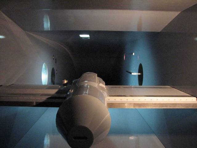 Test section of the 9- by 7-foot Unitary Plan Supersonic Wind Tunnel