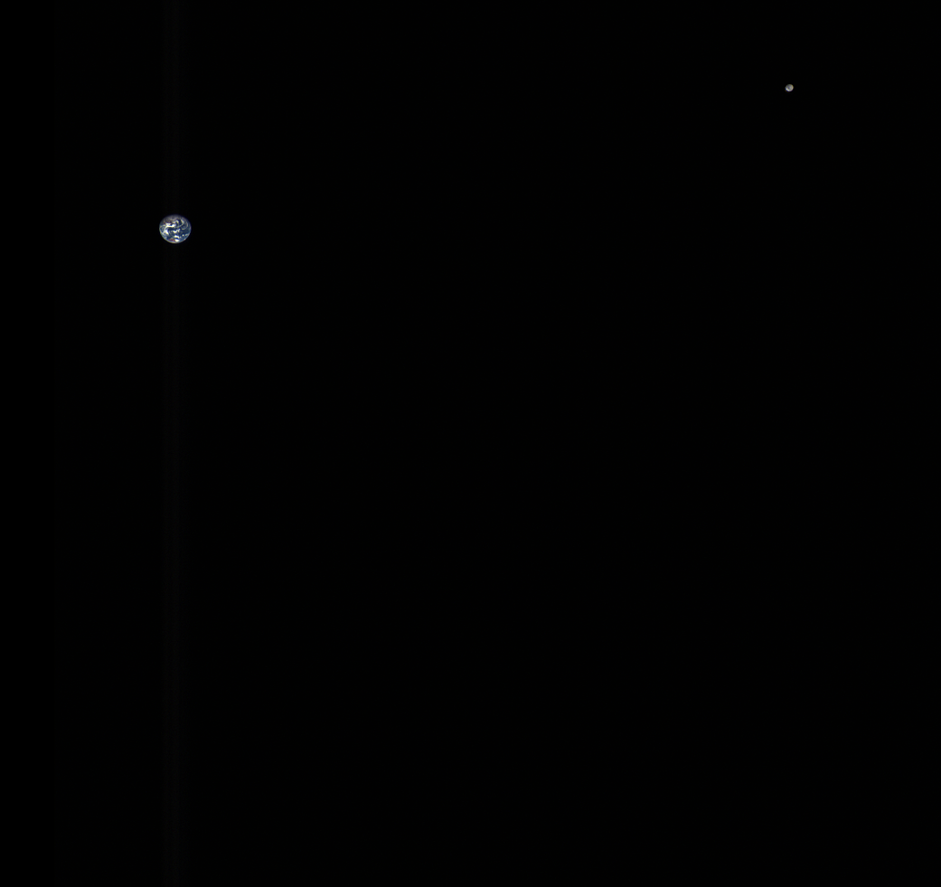 Earth and Moon from OSIRIS-REx