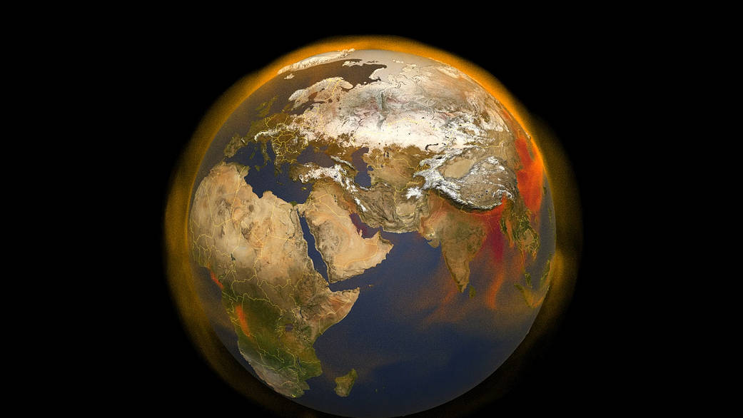 NASA’s New data visualization of global methane uses a computer model to show methane’s ethereal movements and illuminate its co