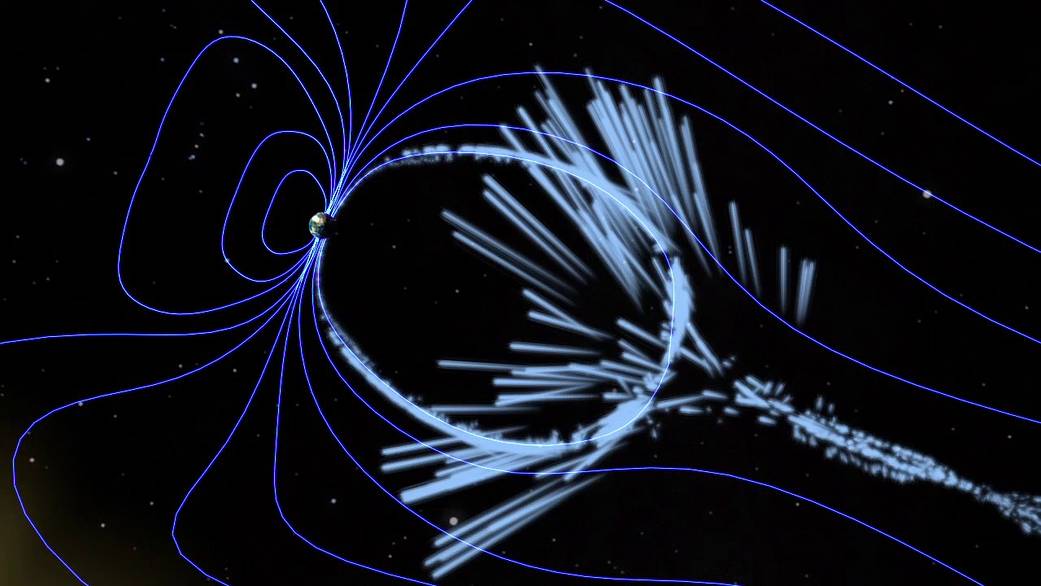 illustration of magnetic reconnection