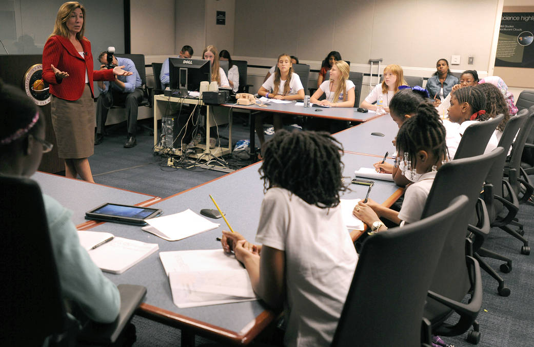 photo of SISTERS program activities at NASA Goddard in 2012