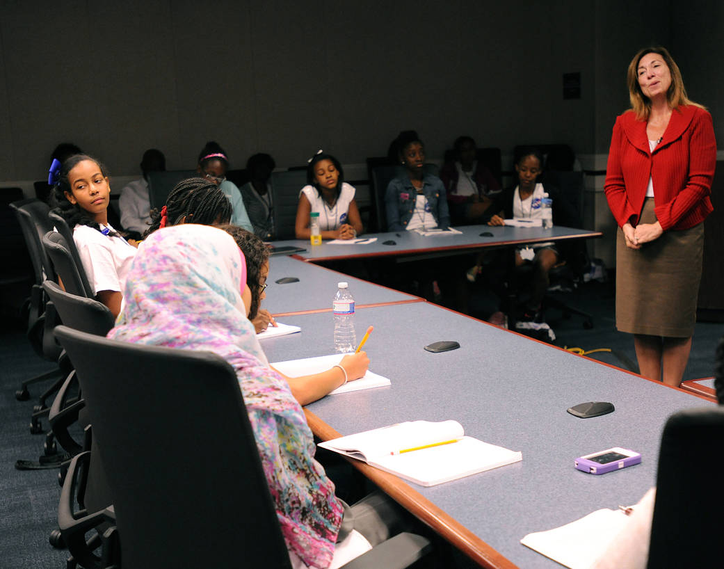 photo of SISTERS program activities at NASA Goddard in 2012