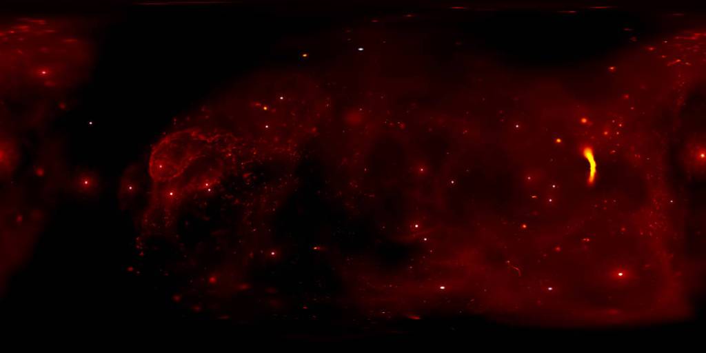A View of the Milky Way’s Galactic Center