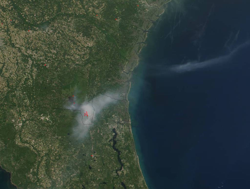 Georgia’s West Mims Fire Continues to Grow