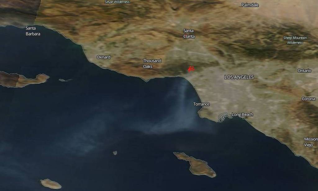 Southern California’s Getty Fire Continues to Burn