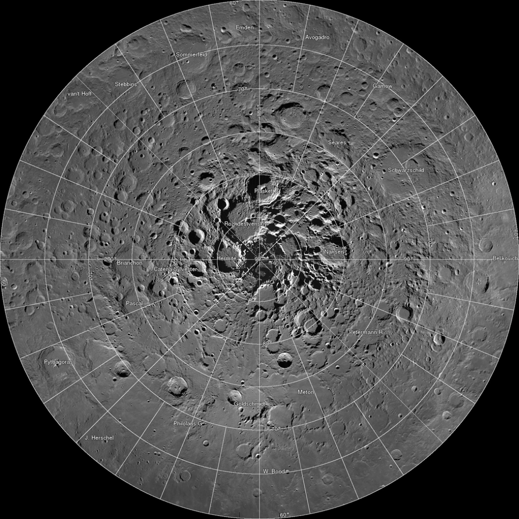 NASA Releases First Interactive Mosaic of Lunar North Pole