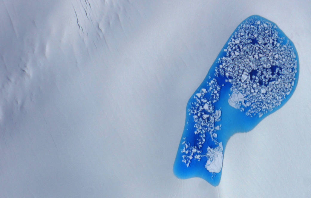 glacial melt pond