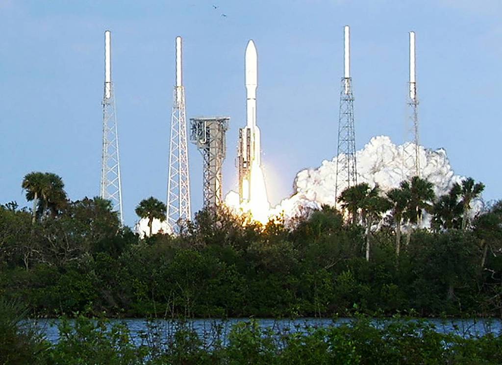 Atlas V Lifts-off for GOES-S Mission