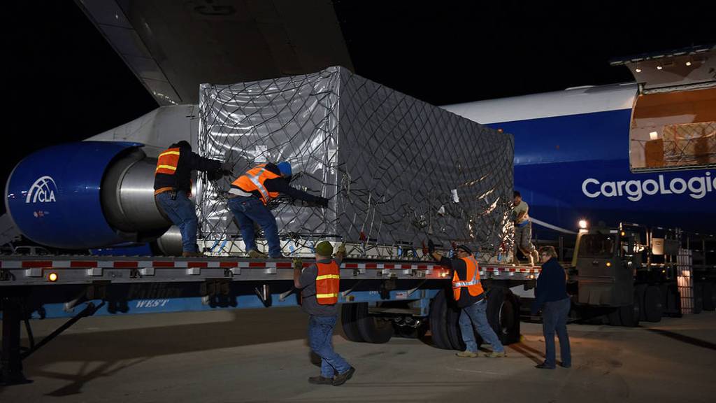 GRACE-FO Arrives at Launch Site