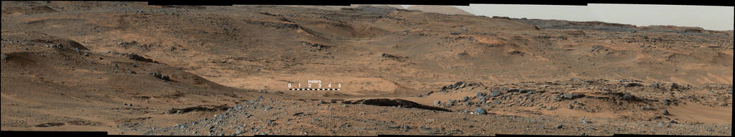 "Amargosa Valley," on the slopes leading up to Mount Sharp on Mars.