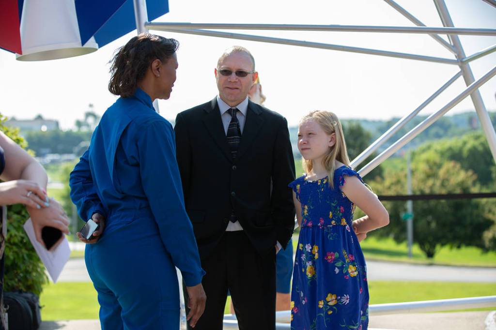 IV&V Facility Renaming Employee and daughter with NASA Astronaut