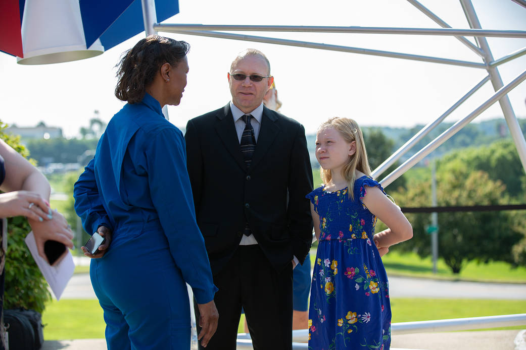 IV&V Facility Renaming Employee and daughter with NASA Astronaut