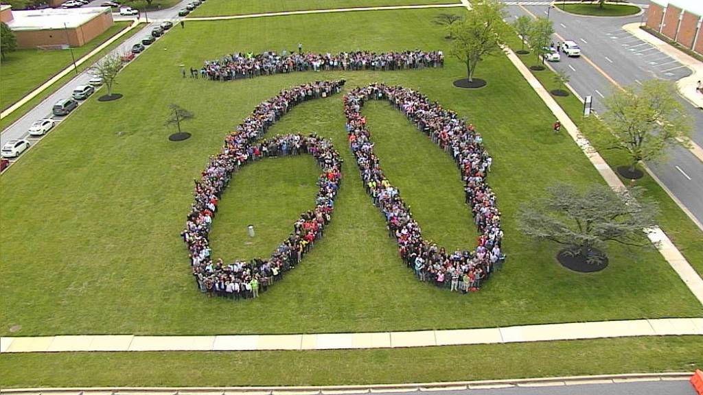 Goddard employees "60" group photo