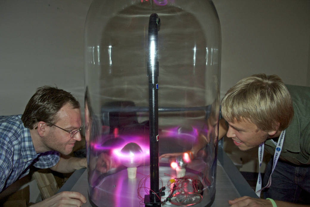 Planeterrella, which recreates Earth's Northern Lights and the auroras from several other planets.