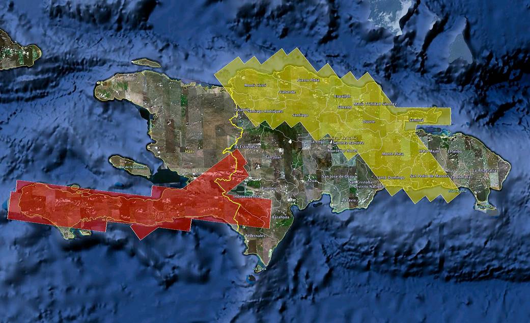 NASA's UAVSAR airborne radar created 3-D maps of earthquake faults over wide swaths of Haiti 