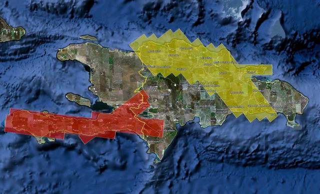 NASA's UAVSAR airborne radar created 3-D maps of earthquake faults over wide swaths of Haiti 