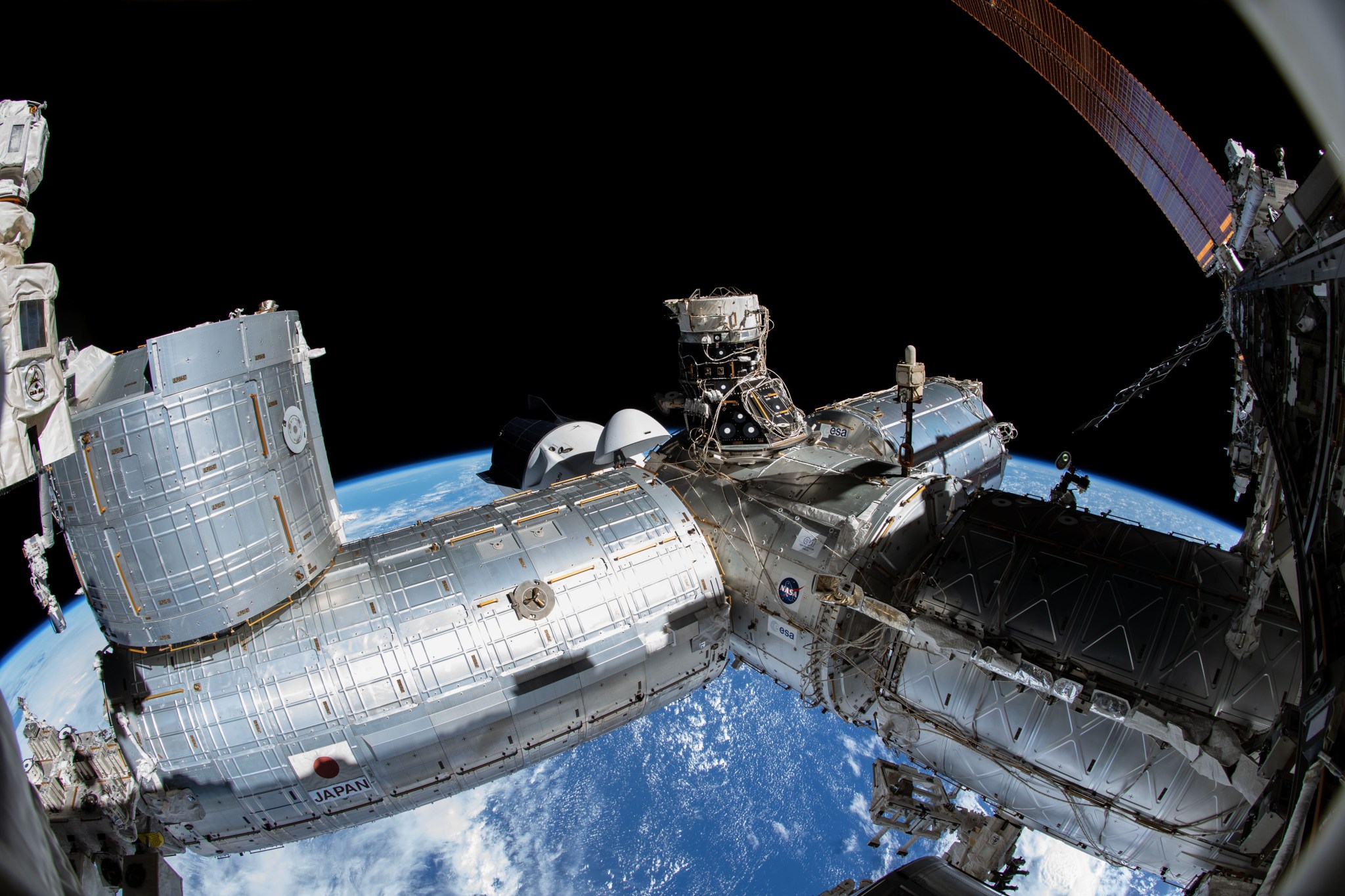 The Harmony module connects the Destiny, Columbus, and Kibo laboratory modules on the International Space Station. It also provides international docking adapters on its space-facing and forward ports for commercial crew vehicles.